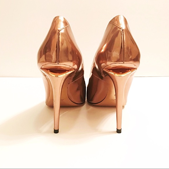Alexander Wang Metallic Rose Gold Tia Pumps - Picture 7 of 10